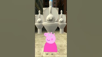 Peppa Pig and Skibidi Toilet Otamatone Peppa Pig in the backrooms! Pop Peppa pig family in backrooms