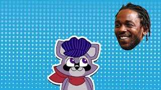 Rambley Raccoon jammin to Not Like Us by Kendrick Lamar