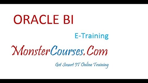 OBIEE Online Training| OBIEE Training for Beginers - BI Training.
