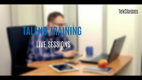 Talend Online Training Demo Video | Talend Tutorials | Talend ETL Tutorial