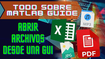 📎 Cómo abrir archivos desde una GUI en Matlab GUIDE con uigetfile