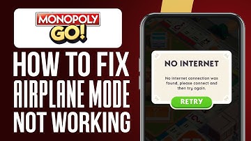 How To Fix Monopoly GO Airplane Mode Not Working (Best Method!)
