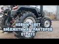 Новый цвет в БЮДЖЕТНОЙ линейке тракторов от ДТЗ! Минитрактор DW 244 AHTD 2021 года