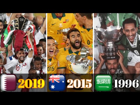 جميع المنتخبات الفائزة بكأس آسيا من 1956 إلى 2019   