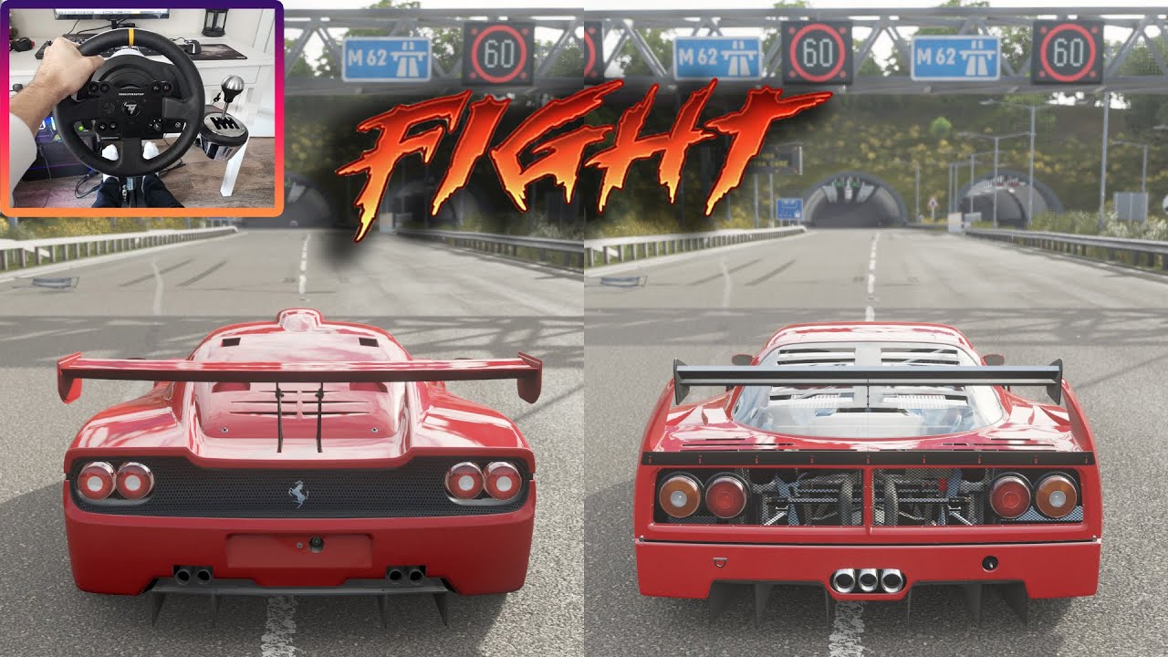 FH4 Ferrari F50 GT vs F40 Competizione | Acceleration and Top Speed Battle - YouTube
