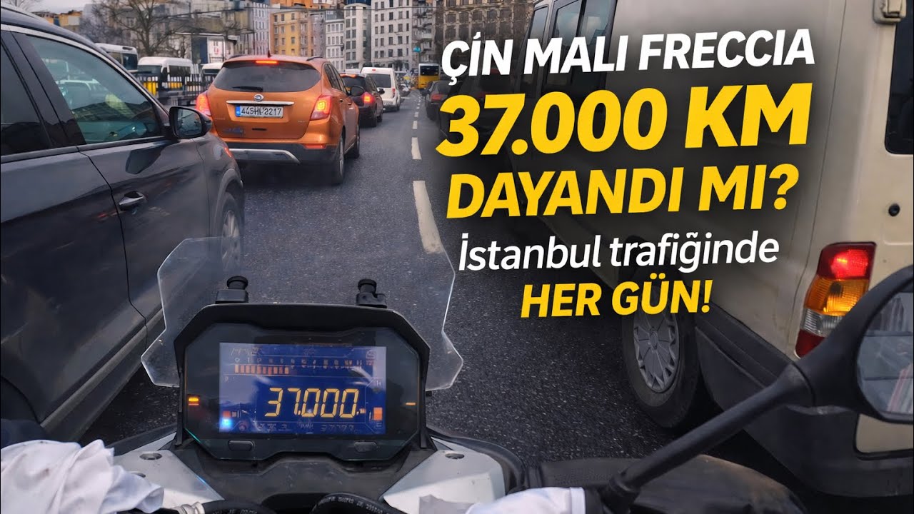Freccia 150 - 37.000 KM Dayandı mı? İstanbul Trafiğinde test ..