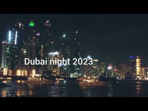 Dubai night at The Beach island PALM Jumeirah Dubai #uae #travel #traveldestinations