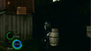 resident evil 5 pc (Chris Jack skellington+ sheva Pink) MOd