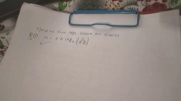 Find Log value base 2 or Any base on calci