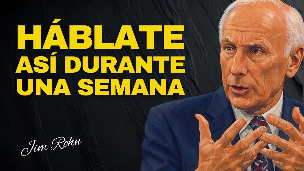 EMPIEZA A HABLARTE ASÍ Y VERÁS QUE TODO CAMBIA | JIM ROHN Discurso En ...