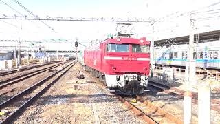 EF81 140+E231系U10編成　大宮３番線到着