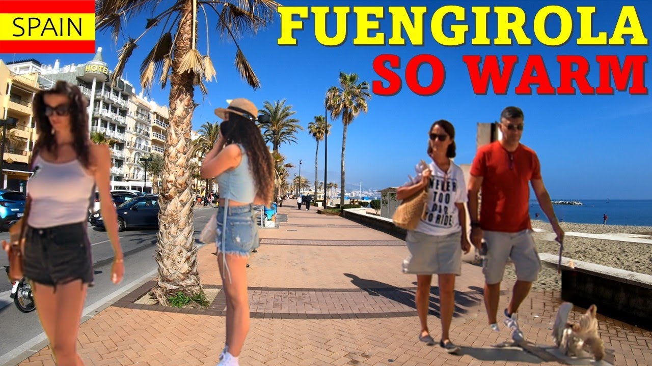 FUENGIROLA Seafront-Downtown Walk 2022 Spain Malaga Costa del Sol