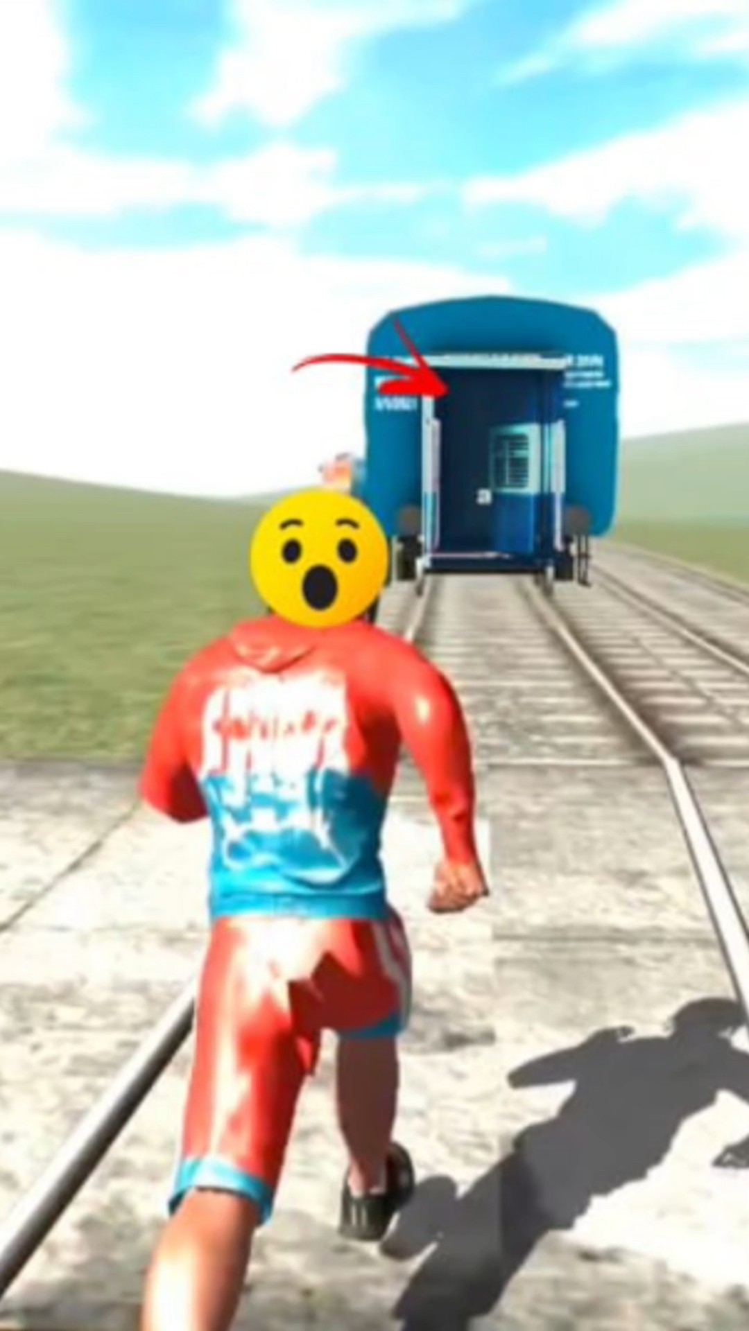 Indian bike driving 3d new train glich #gaming #gta #short