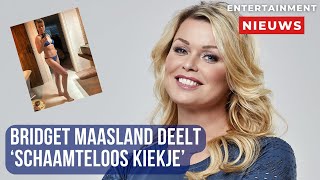 Bridget Maasland showt haar bikinilijf na zes weken fitnessen