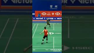 LEE ZEE JIA signature backhand shot #badminton #shuttlesmash #badmintonlovers #badmintontrickshots