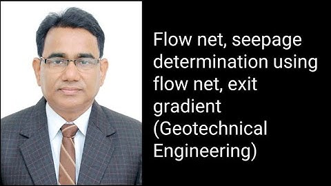 Flow net, seepage determination by flow net, exit gradient | Geotechnical Engineering | Civil | AKTU