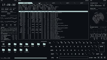 eDEX-UI terminal emulator and system monitor that looks and feels like a sci-fi computer interface
