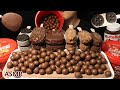 ASMR MAGNUM MALTESERS NUTELLA CHOCOLATE ICE CREAM DESSERT MUKBANG es krim sorveteアイスクリーム초콜릿 아이스크림 먹방