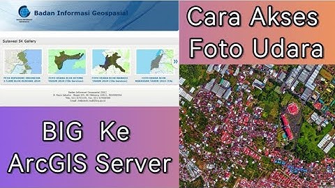 Cara Akses Foto Udara  dan CTSRT BIG Ke ArcGIS Server Terbaru