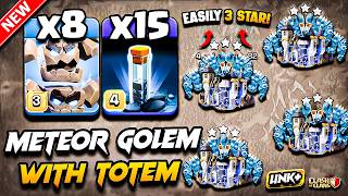 Easily 3 Star TH18 METEOR GOLEM Attack (Town Hall 18) | Best TH18 Attack Strategy With METEOR GOLEM screenshot 1