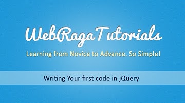 Writing your first code in jquery - jQuery Beginners Tutorial - Part 2