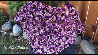 How to crochet Virus Shawl, Crochet Video Tutorial by Olga Poltava 2,026 views 5 months ago 27 minutes