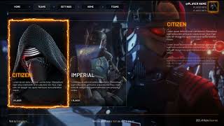 Star Wars Game UI Design + Visual Effects
