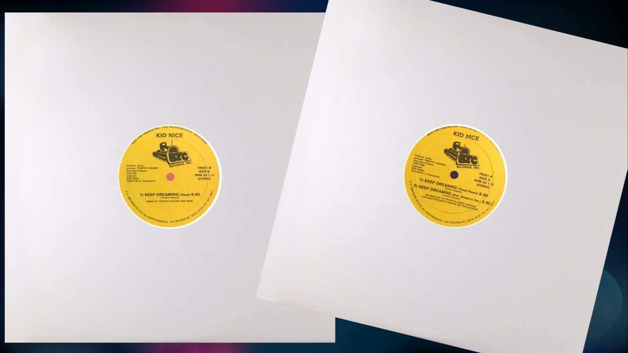 Kid Nice - Keep Dreaming (Vocal Remix) (1983) HQ Electro/Rap (Junior Vasquez / Luis Rivera)