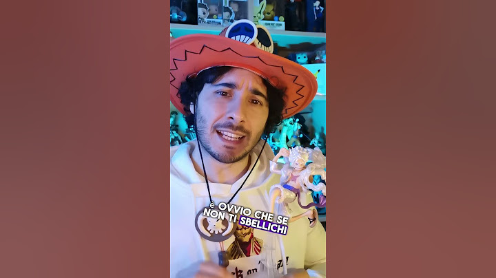 Sono un fan ⚠️ di One Piece, è ovvio che