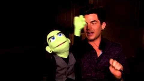 Behind The Scenes: "Puppet Masters" Glee Adam Lambert