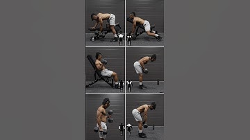 dumbbell back + biceps workout to build muscle 💪🏾