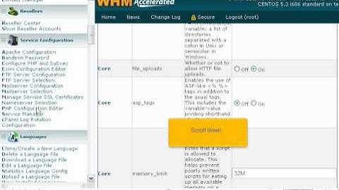 How to configure PHP from within WHM - Canadian Web Hosting