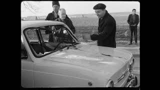 Șoseaua București-Pitești și o triplă ciocnire auto, anul 1968
