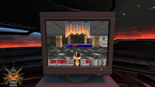 Classic DOOM E1M1 Speedrun on DoomGuy's PC