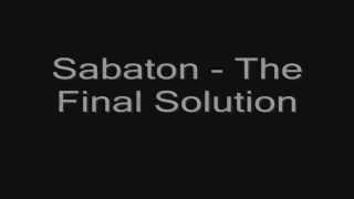 Sabaton - The Final Solution (lyrics) HD chords