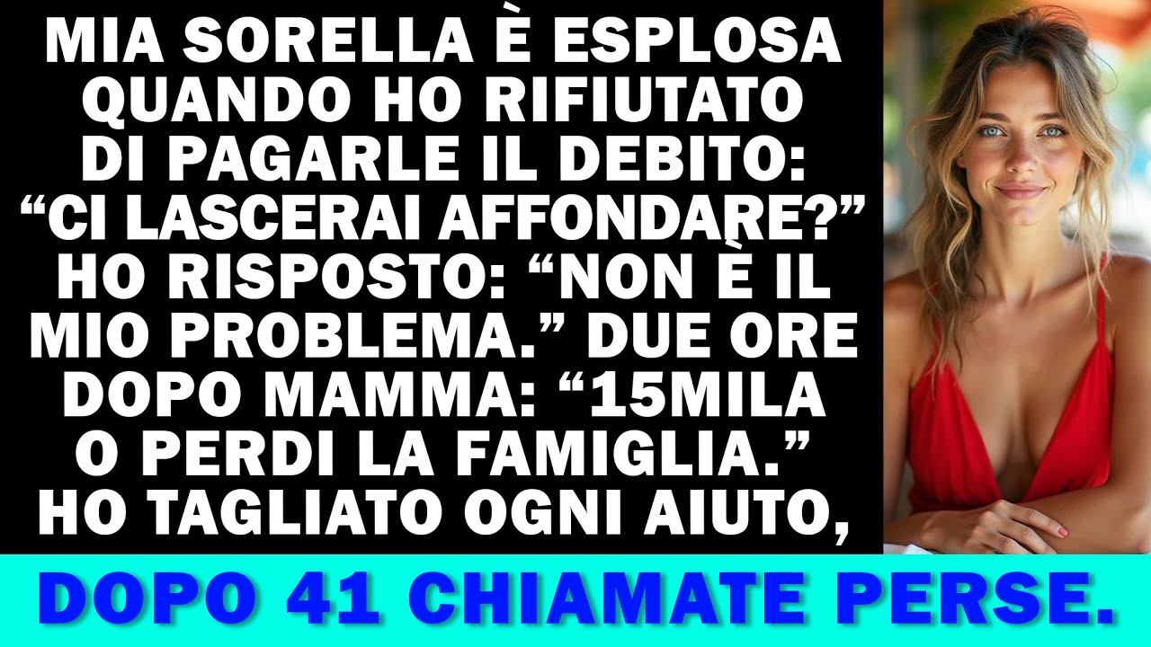 Stavo correggendo un bug quando mia sorella mi chiamò per la quinta volta. "Glow, ho bisogno di quindicimila dollari per le carte di credito." Mia madre mi aveva già mandato tre messaggi quel...