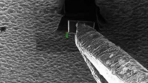TEM Sample LiftOut inside a SEM/FIB using SemGlu and the LifOut Shuttle