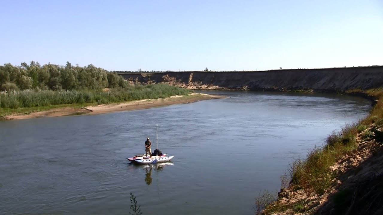 По Хопру под парусом Один на реке
