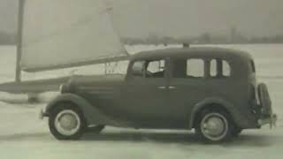 Ice Boat Historic High Speed Action | Chevy Car Racing on the ICE | Fast Sailing Ice Yacht by Seventy Three Arland 67 views 6 months ago 1 minute, 59 seconds