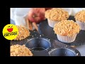 Apple Crumble Cupcakes | Apple Crispy Muffins | Apple Cake