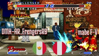 FT5 @rbff2h: DMK~AR_FrengersRB (MX) vs mabe F-V (PE) [Real Bout Fatal Fury 2 rbff2 Fightcade] Aug 13