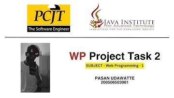 Web Project Task 02 | 1st Year | Semester 01 | Java Institute | e-Commerce Web Application