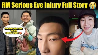 BTS RM Serious Eye Injury Full Story 😭| RM Badly Injured in MV Shoot 💔 #bts