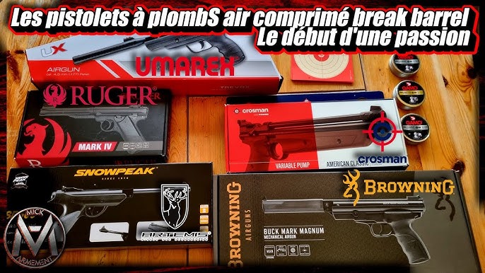 Pack FUN Pistolet à plomb Browning Buckmark Umarex - CAL 4.5