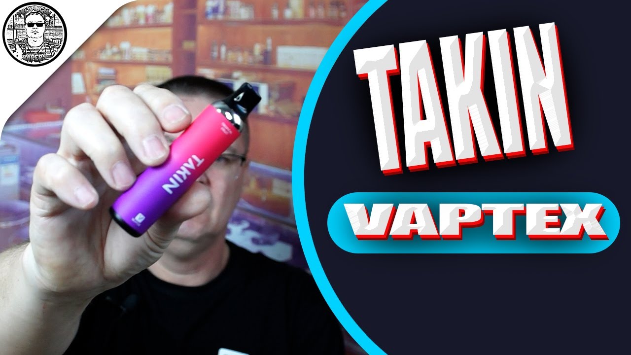 VAPTEX TAKIN Первые одноразки с возможностью регулировки затяжки