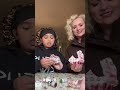 Scarlett doing the most with her press ons 💅🏾#funny #nails #scarlett