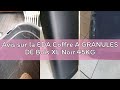 Avis sur la EDA Coffre A GRANULES DE Bois XL Noir 45KG