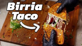 Birria Taco Grilled Cheese