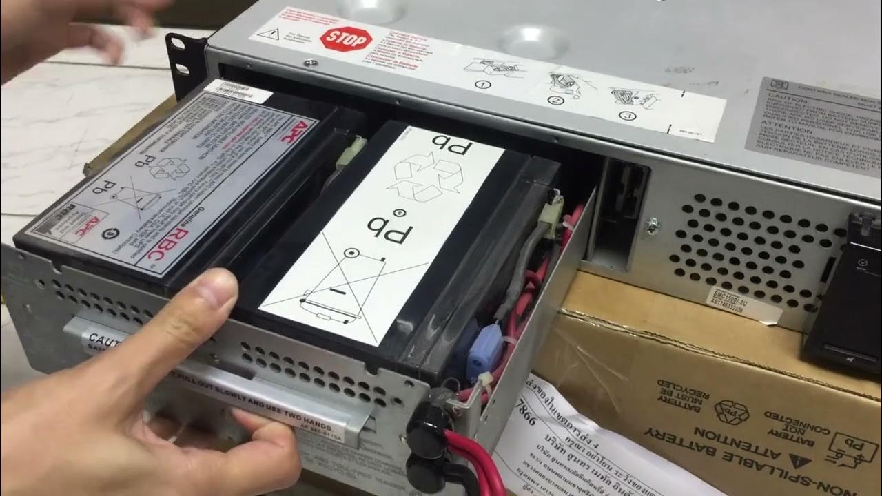 Check Battery APC Smart UPS 1500VA SMC1500I 2UC Before Replacement