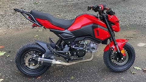 Grom Clone Vader 125cc After Mods!